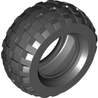 Lego pneumatika průměr 81,6mm , černá (4198613, 6223858)